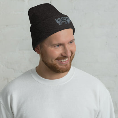 The Night Shift-Embroidered Cuffed Beanie The Night Shift Performance Street Gear by The Night Shift Automotive Apparel