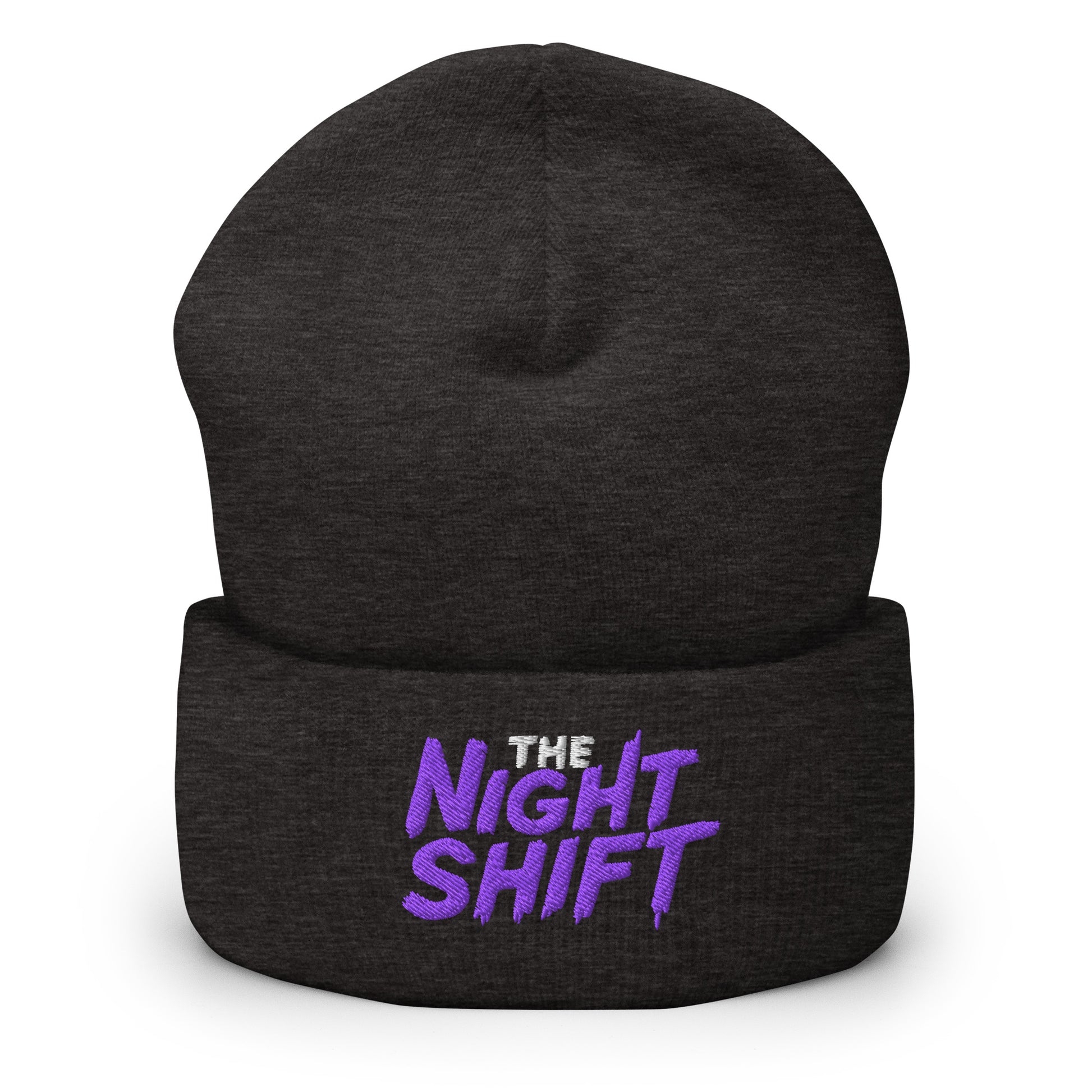 The Night Shift-Embroidered Cuffed Beanie The Night Shift Performance Street Gear by The Night Shift Automotive Apparel
