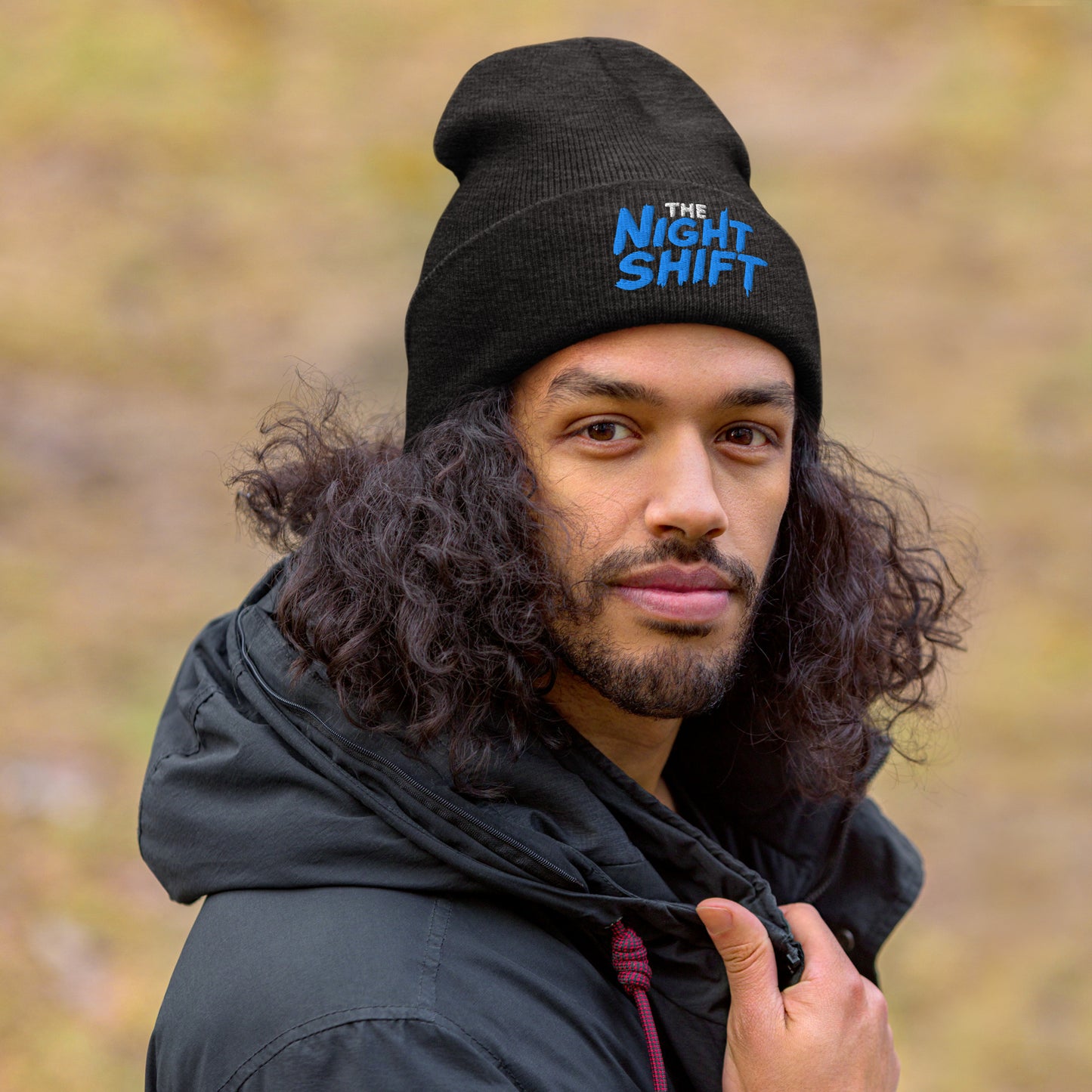 The Night Shift-Embroidered Cuffed Beanie The Night Shift Performance Street Gear by The Night Shift Automotive Apparel