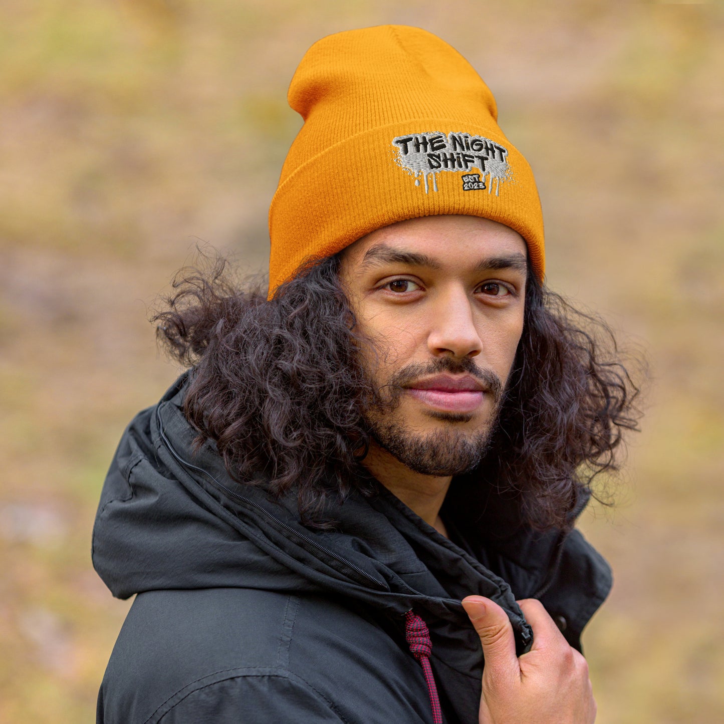 The Night Shift-Embroidered Cuffed Beanie The Night Shift Performance Street Gear by The Night Shift Automotive Apparel