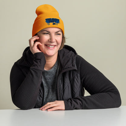 The Night Shift-Embroidered Cuffed Beanie The Night Shift Performance Street Gear by The Night Shift Automotive Apparel
