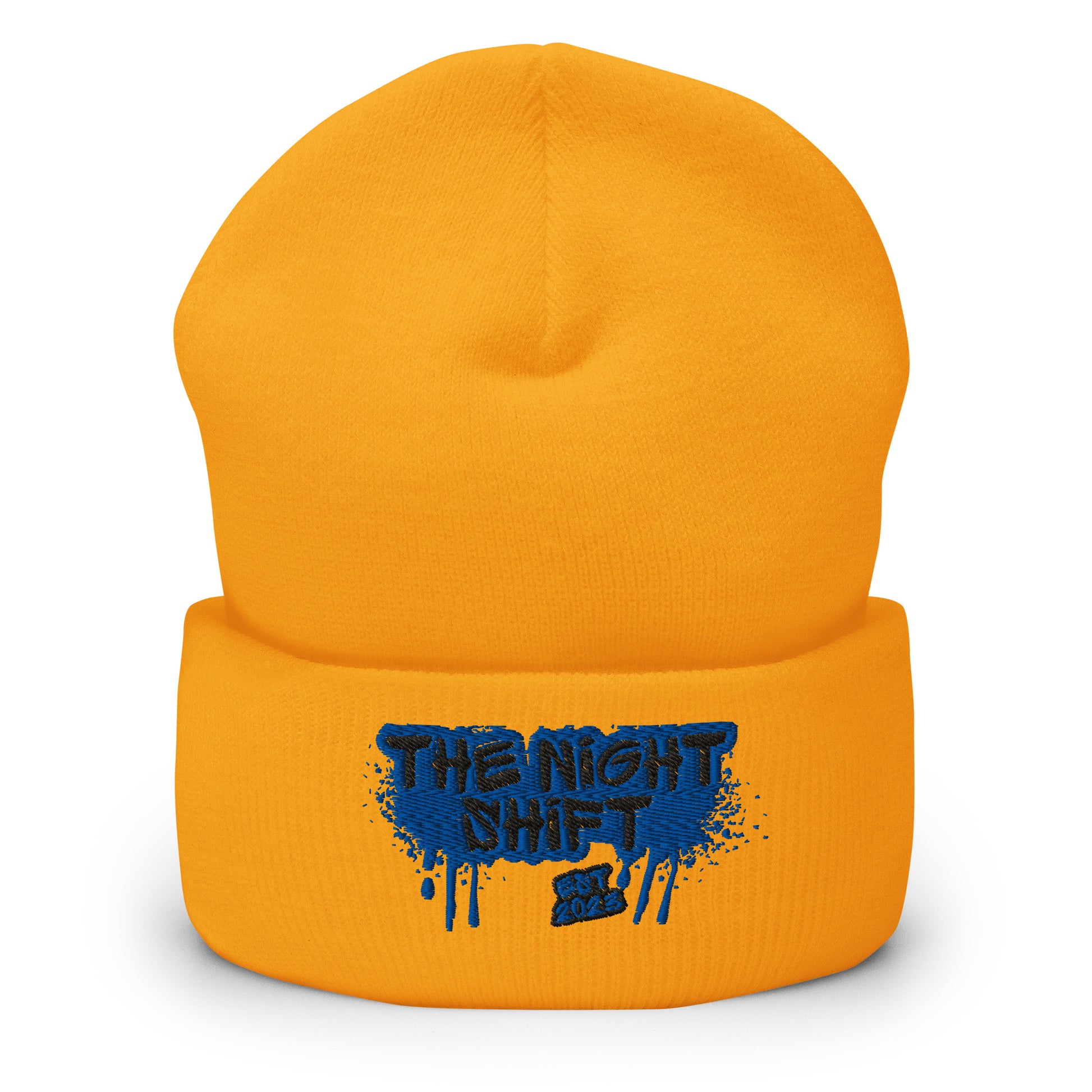 The Night Shift-Embroidered Cuffed Beanie The Night Shift Performance Street Gear by The Night Shift Automotive Apparel