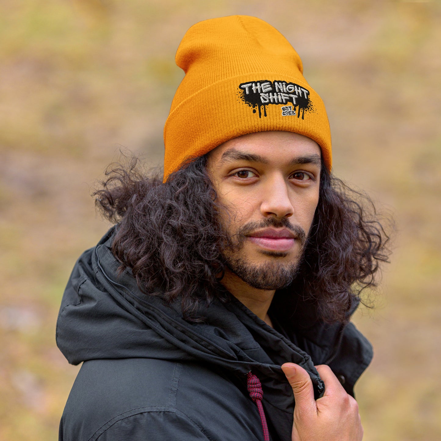 The Night Shift-Embroidered Cuffed Beanie The Night Shift Performance Street Gear by The Night Shift Automotive Apparel