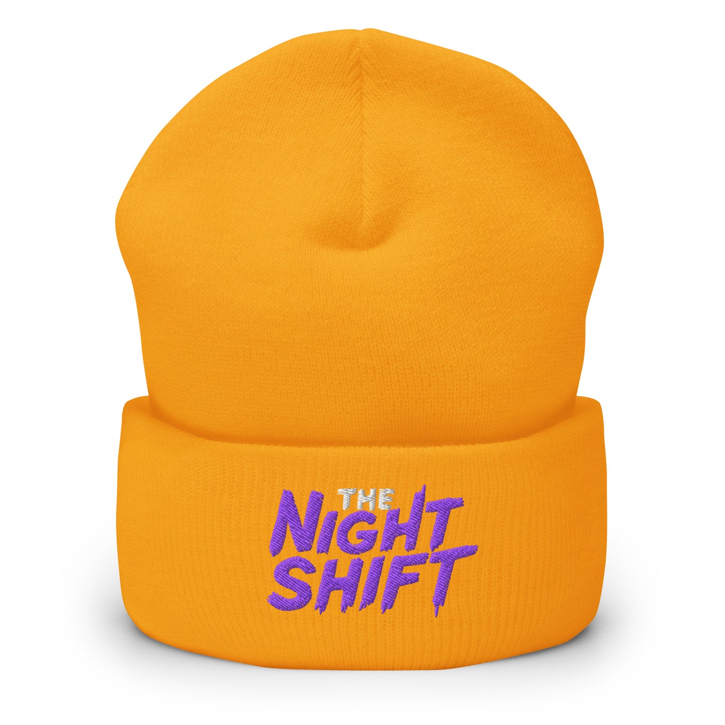 The Night Shift-Embroidered Cuffed Beanie The Night Shift Performance Street Gear by The Night Shift Automotive Apparel
