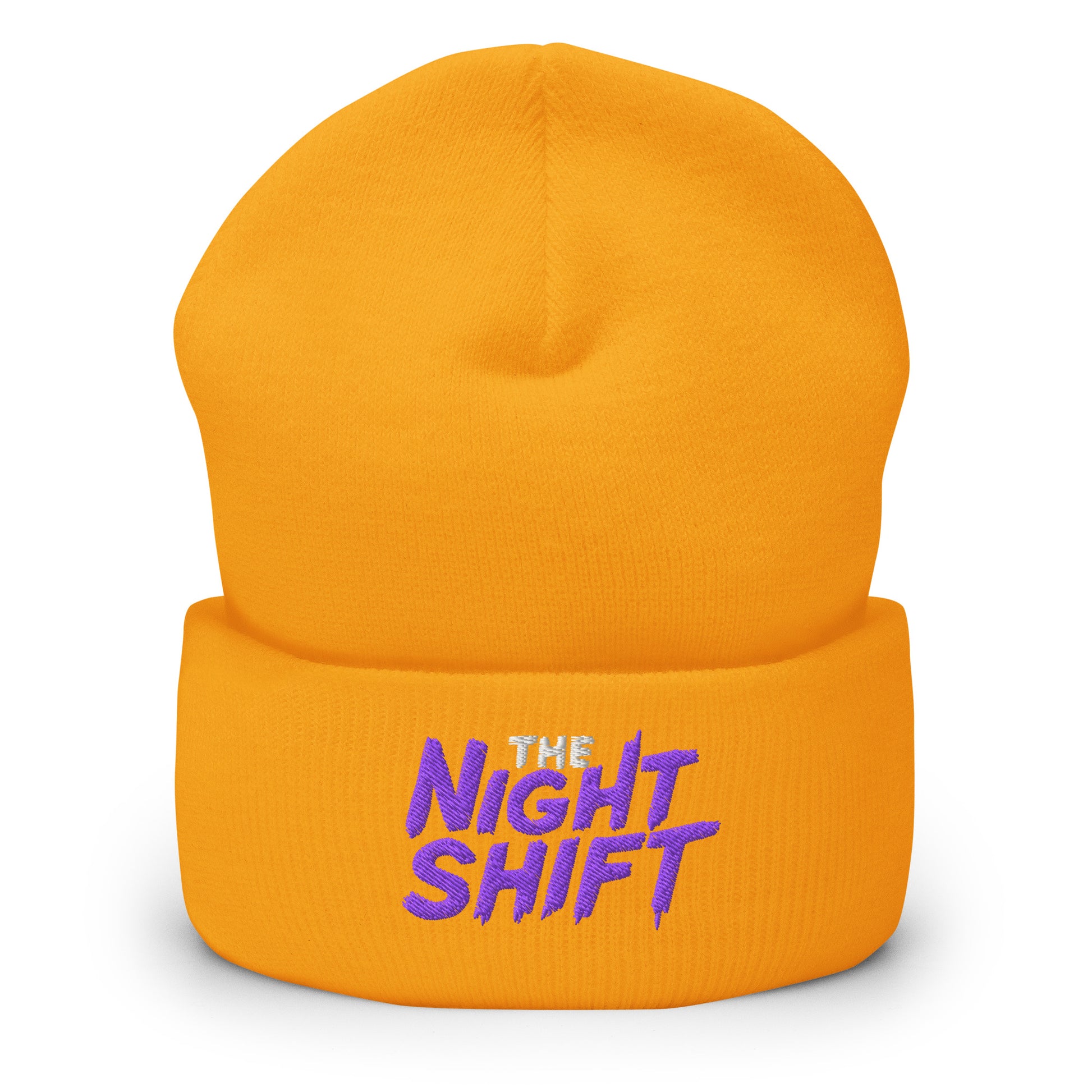 The Night Shift-Embroidered Cuffed Beanie The Night Shift Performance Street Gear by The Night Shift Automotive Apparel