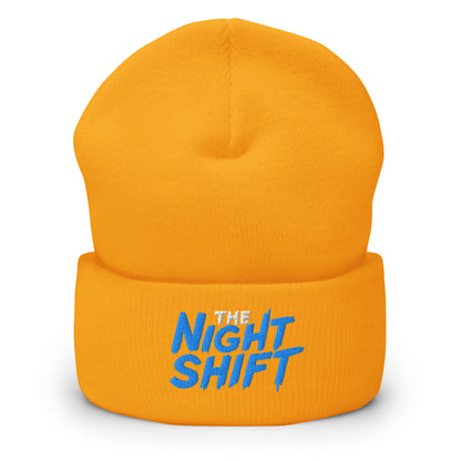 The Night Shift-Embroidered Cuffed Beanie The Night Shift Performance Street Gear by The Night Shift Automotive Apparel