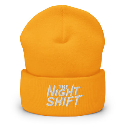 The Night Shift-Embroidered Cuffed Beanie The Night Shift Performance Street Gear by The Night Shift Automotive Apparel