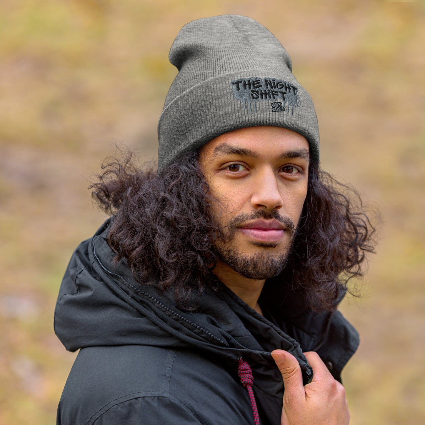 The Night Shift-Embroidered Cuffed Beanie The Night Shift Performance Street Gear by The Night Shift Automotive Apparel