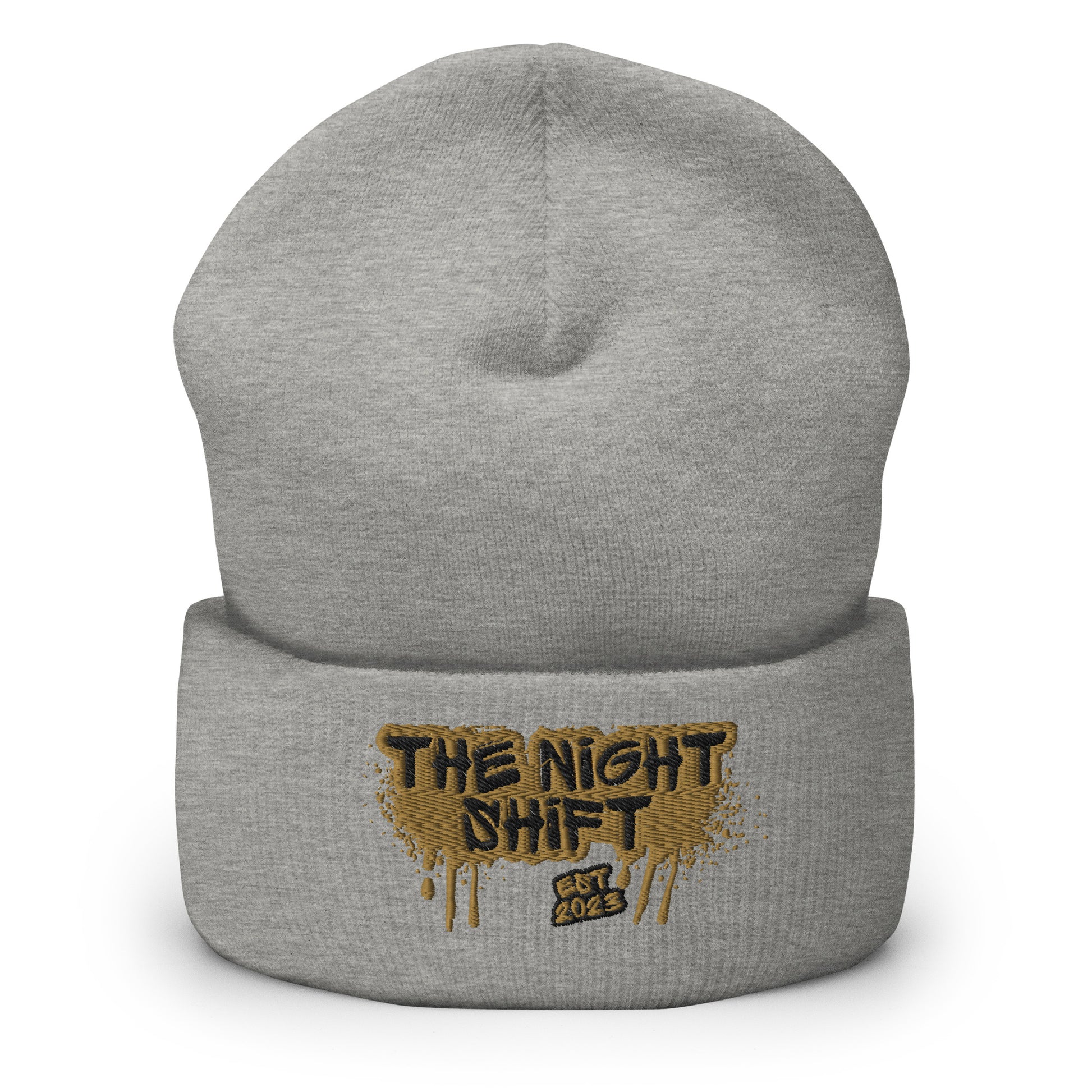The Night Shift-Embroidered Cuffed Beanie The Night Shift Performance Street Gear by The Night Shift Automotive Apparel