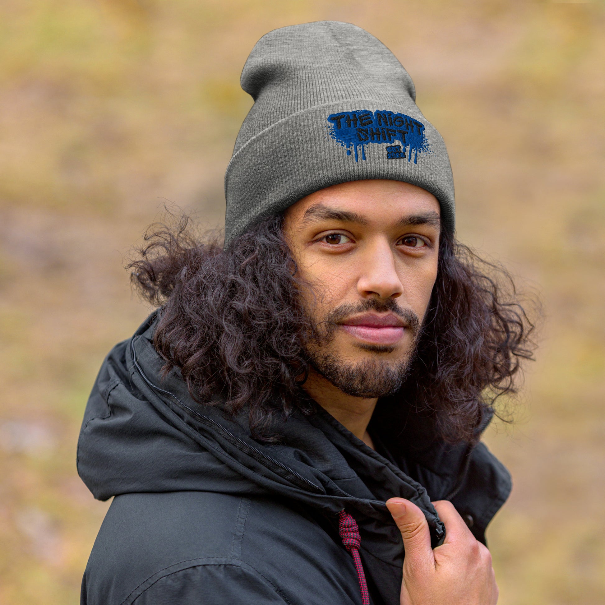 The Night Shift-Embroidered Cuffed Beanie The Night Shift Performance Street Gear by The Night Shift Automotive Apparel
