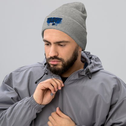 The Night Shift-Embroidered Cuffed Beanie The Night Shift Performance Street Gear by The Night Shift Automotive Apparel