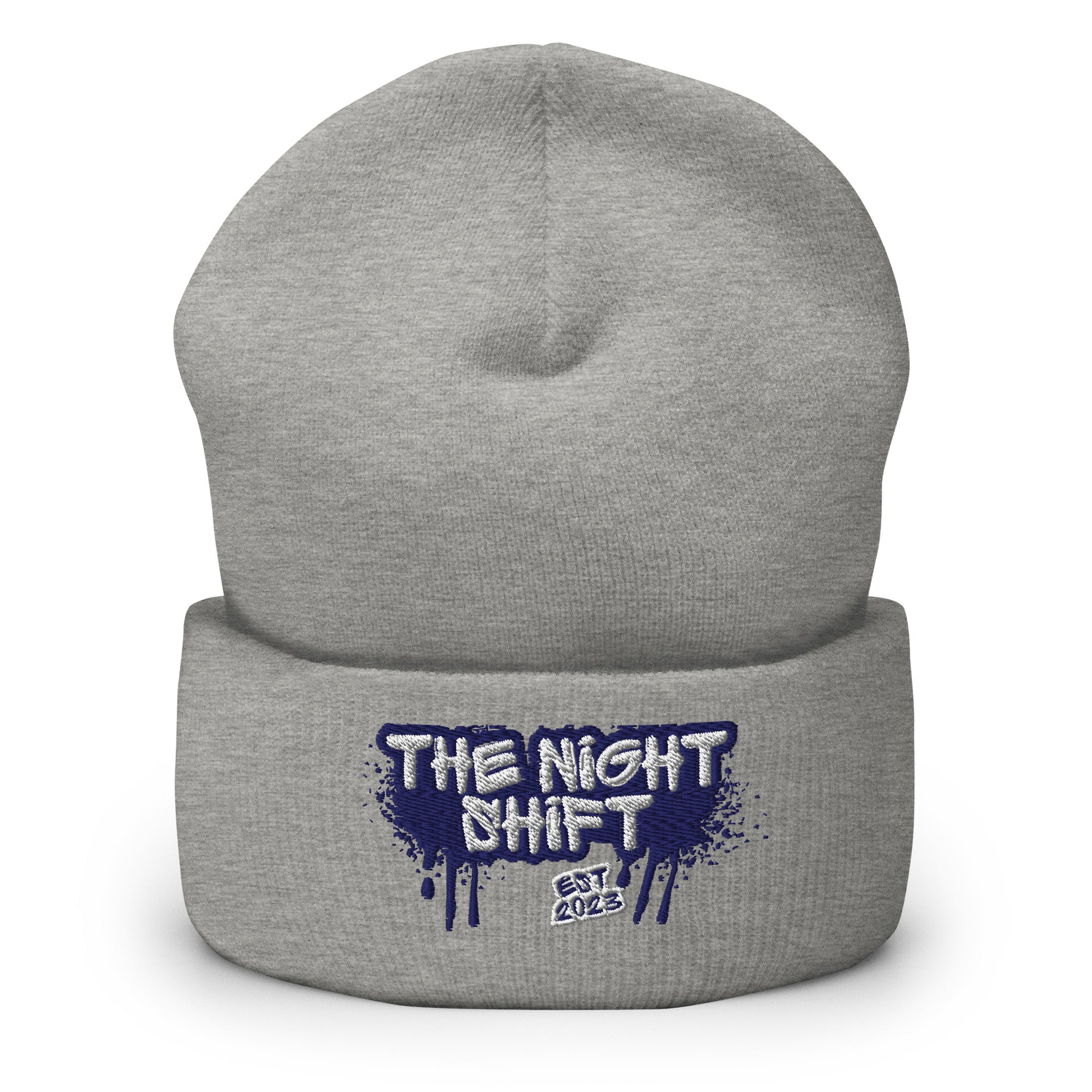 The Night Shift-Embroidered Cuffed Beanie The Night Shift Performance Street Gear by The Night Shift Automotive Apparel