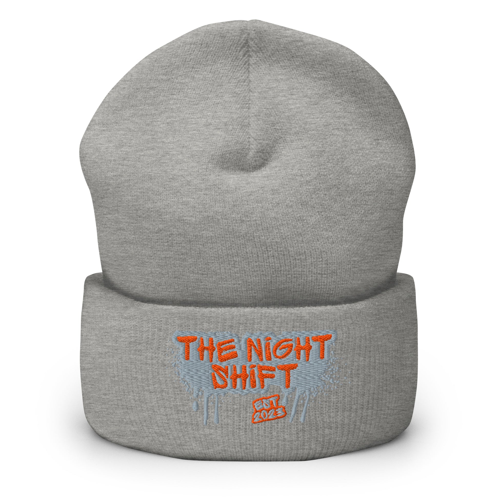The Night Shift-Embroidered Cuffed Beanie The Night Shift Performance Street Gear by The Night Shift Automotive Apparel