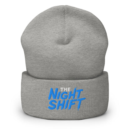 The Night Shift-Embroidered Cuffed Beanie The Night Shift Performance Street Gear by The Night Shift Automotive Apparel