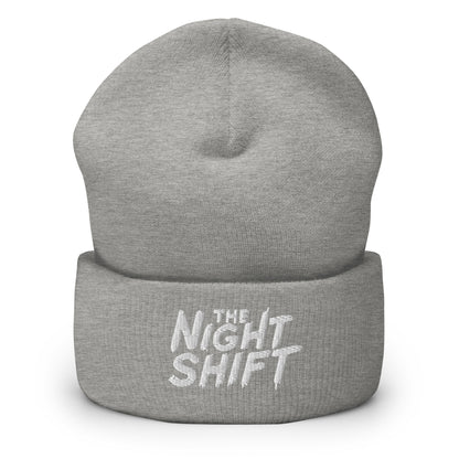 The Night Shift-Embroidered Cuffed Beanie The Night Shift Performance Street Gear by The Night Shift Automotive Apparel