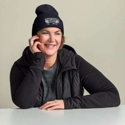 The Night Shift-Embroidered Cuffed Beanie The Night Shift Performance Street Gear by The Night Shift Automotive Apparel