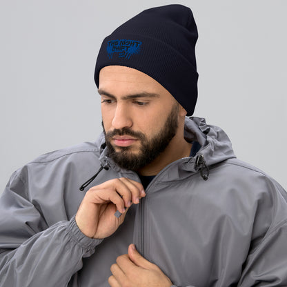 The Night Shift-Embroidered Cuffed Beanie The Night Shift Performance Street Gear by The Night Shift Automotive Apparel