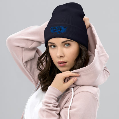 The Night Shift-Embroidered Cuffed Beanie The Night Shift Performance Street Gear by The Night Shift Automotive Apparel