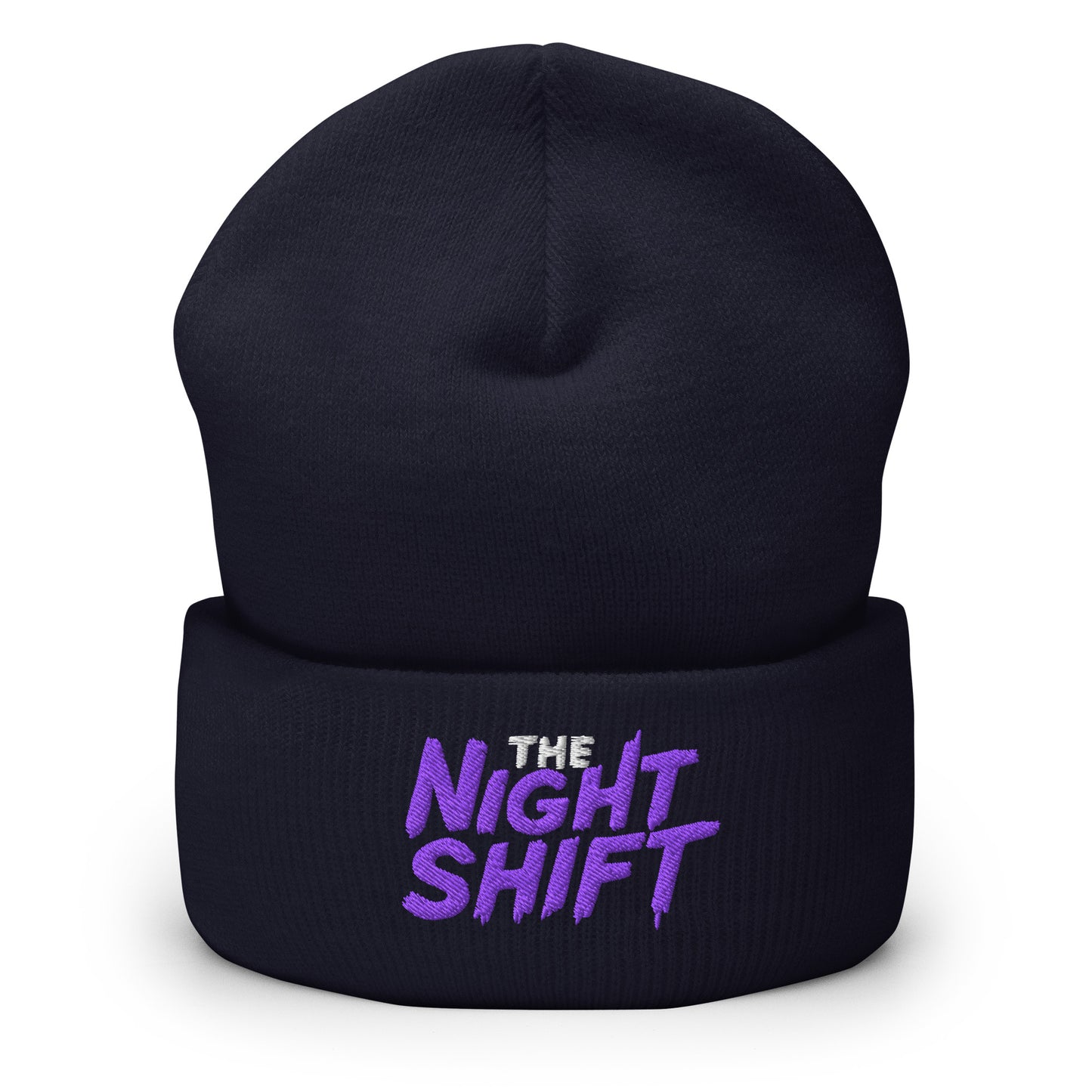 The Night Shift-Embroidered Cuffed Beanie The Night Shift Performance Street Gear by The Night Shift Automotive Apparel