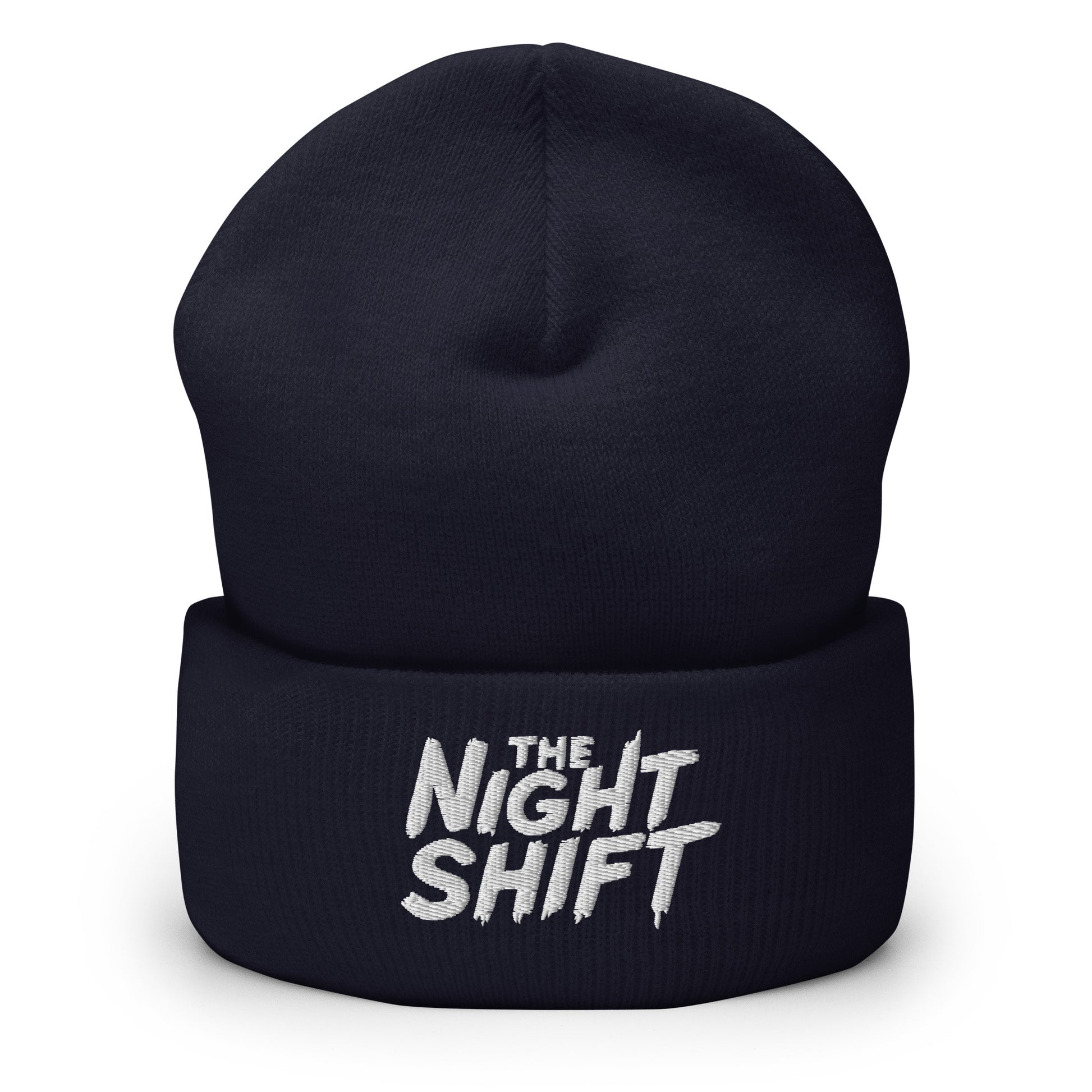 The Night Shift-Embroidered Cuffed Beanie The Night Shift Performance Street Gear by The Night Shift Automotive Apparel