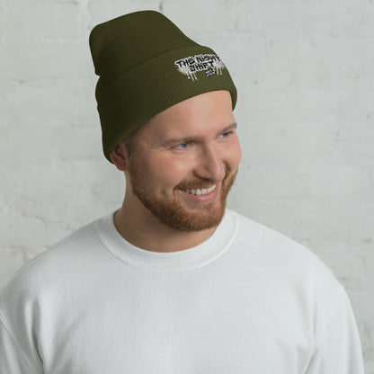 The Night Shift-Embroidered Cuffed Beanie The Night Shift Performance Street Gear by The Night Shift Automotive Apparel