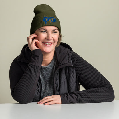 The Night Shift-Embroidered Cuffed Beanie The Night Shift Performance Street Gear by The Night Shift Automotive Apparel
