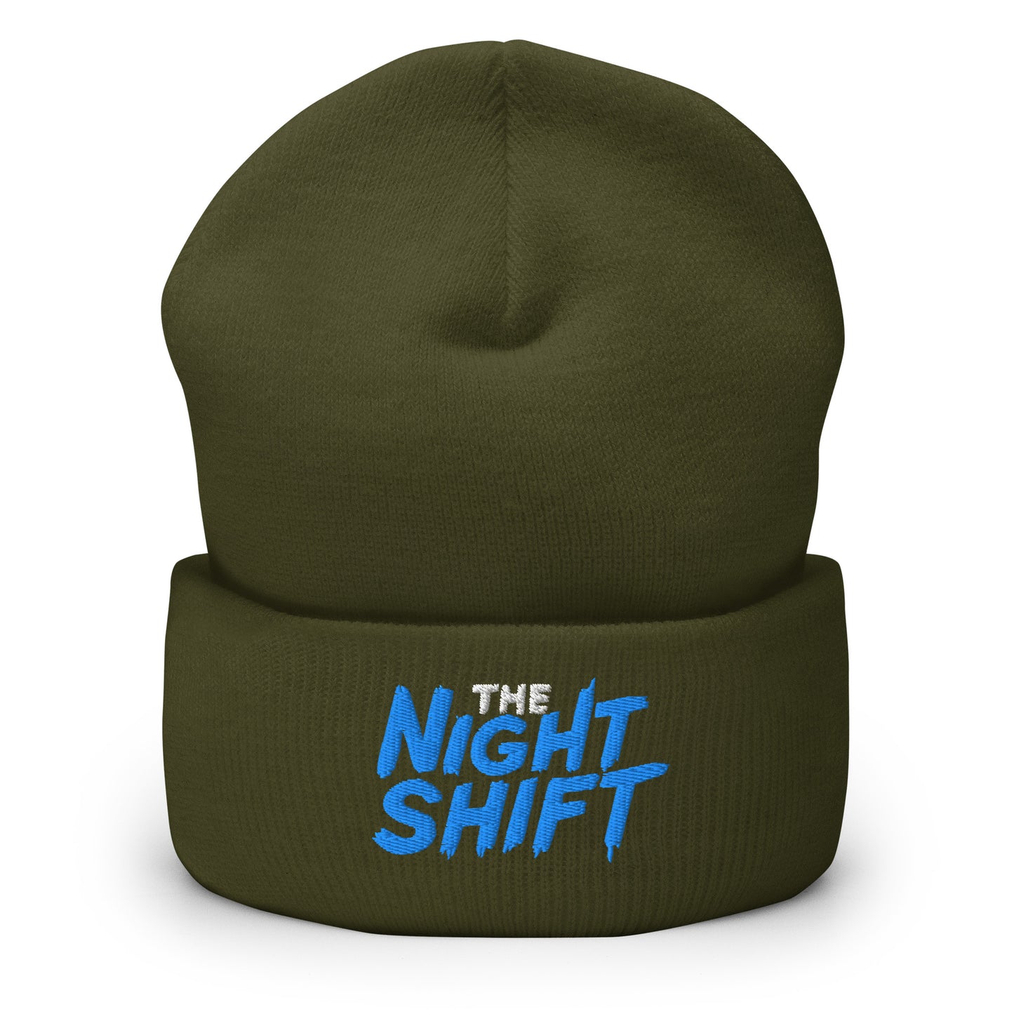 The Night Shift-Embroidered Cuffed Beanie The Night Shift Performance Street Gear by The Night Shift Automotive Apparel