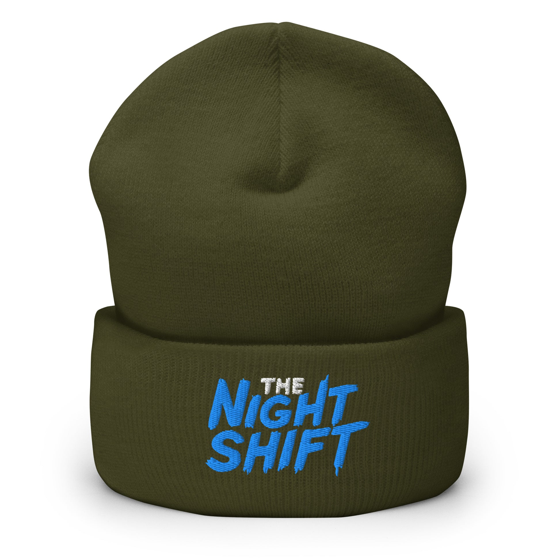The Night Shift-Embroidered Cuffed Beanie The Night Shift Performance Street Gear by The Night Shift Automotive Apparel