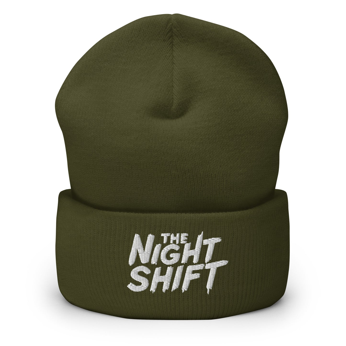The Night Shift-Embroidered Cuffed Beanie The Night Shift Performance Street Gear by The Night Shift Automotive Apparel