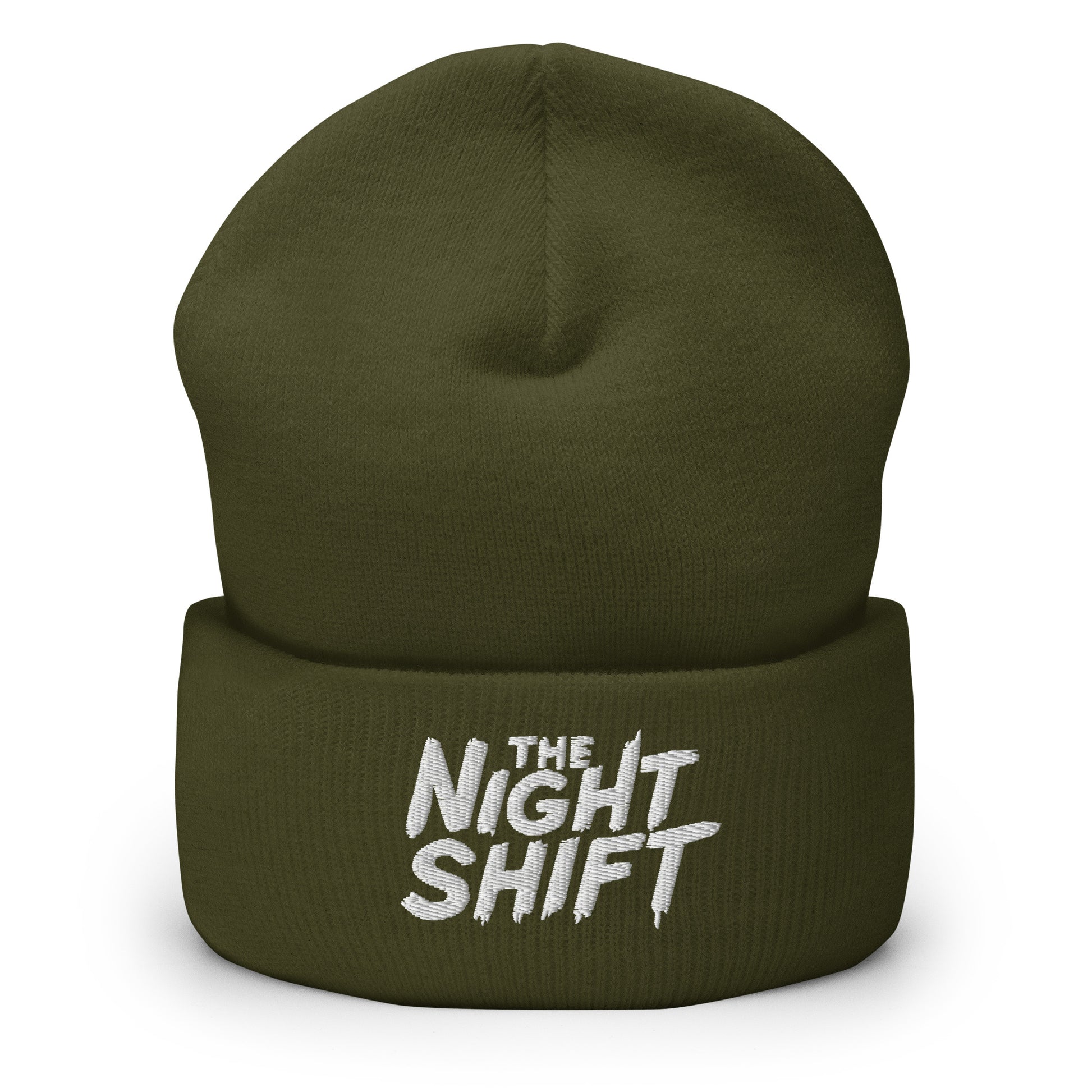 The Night Shift-Embroidered Cuffed Beanie The Night Shift Performance Street Gear by The Night Shift Automotive Apparel