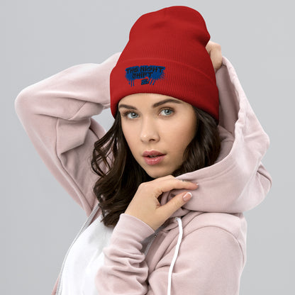 The Night Shift-Embroidered Cuffed Beanie The Night Shift Performance Street Gear by The Night Shift Automotive Apparel