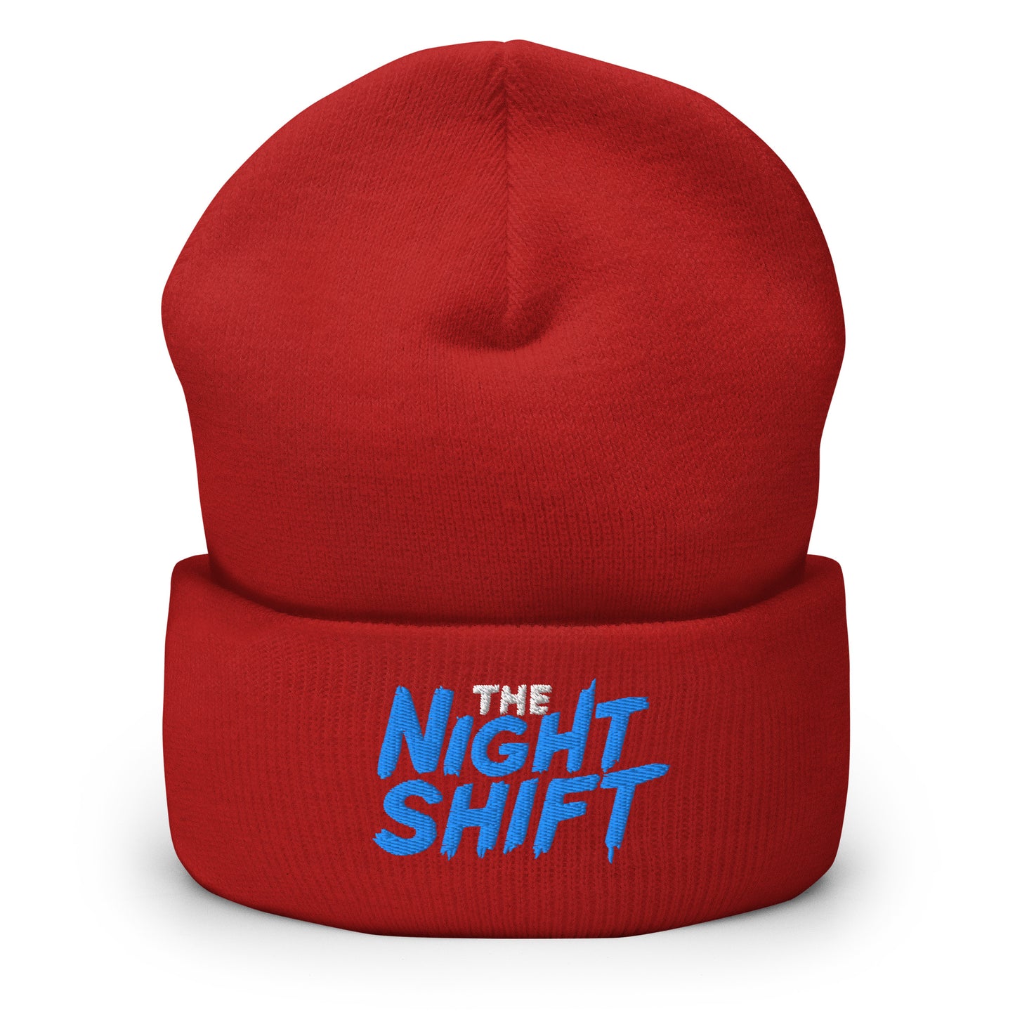 The Night Shift-Embroidered Cuffed Beanie The Night Shift Performance Street Gear by The Night Shift Automotive Apparel