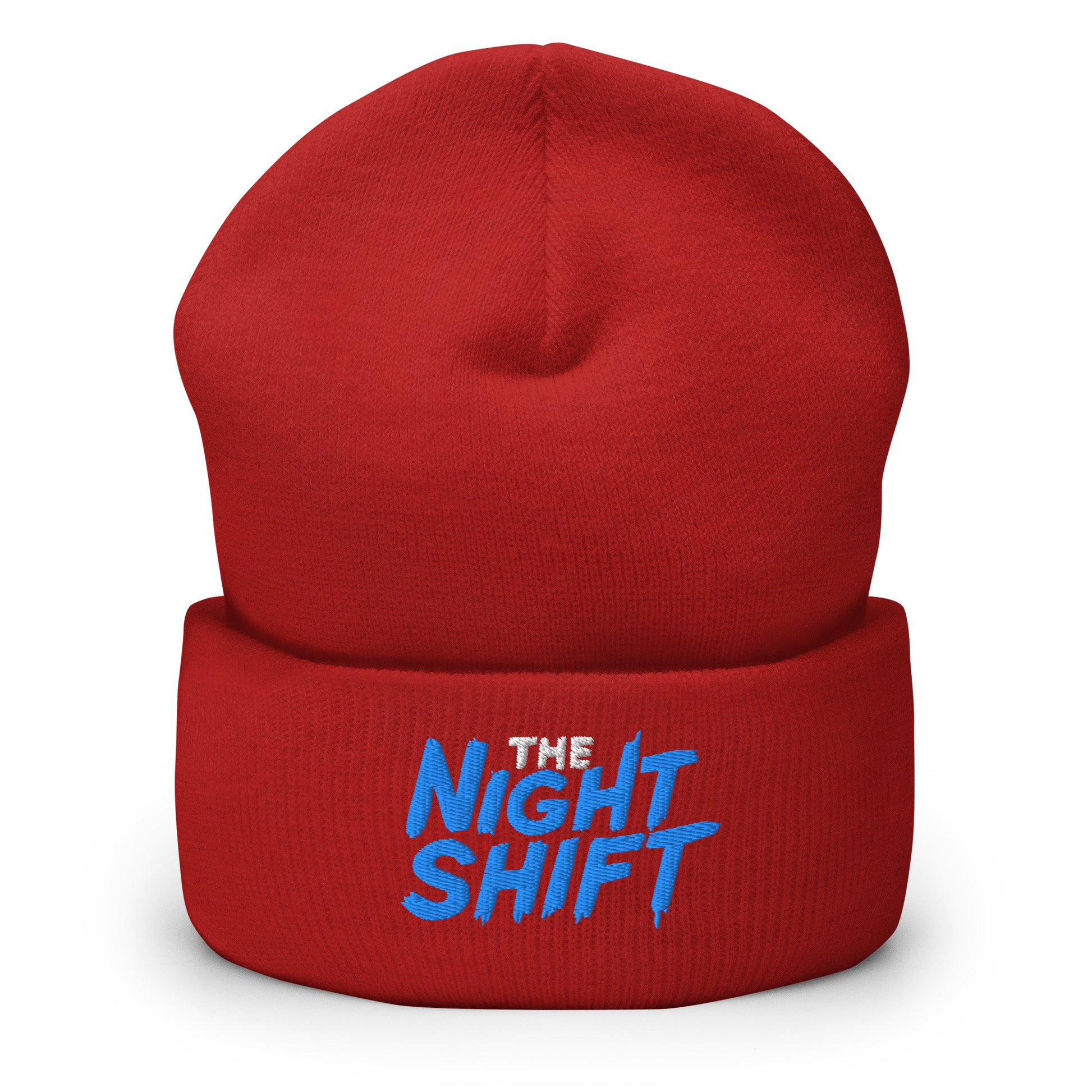 The Night Shift-Embroidered Cuffed Beanie The Night Shift Performance Street Gear by The Night Shift Automotive Apparel