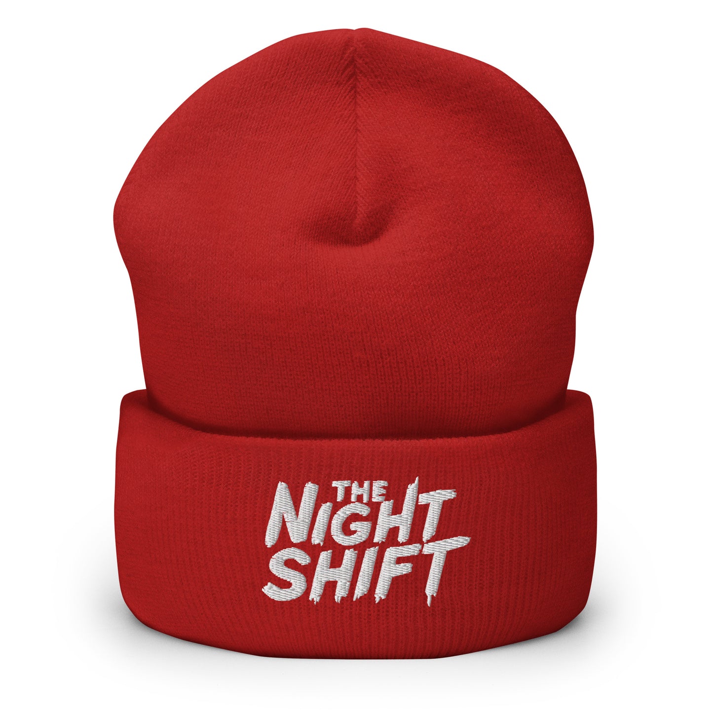 The Night Shift-Embroidered Cuffed Beanie The Night Shift Performance Street Gear by The Night Shift Automotive Apparel
