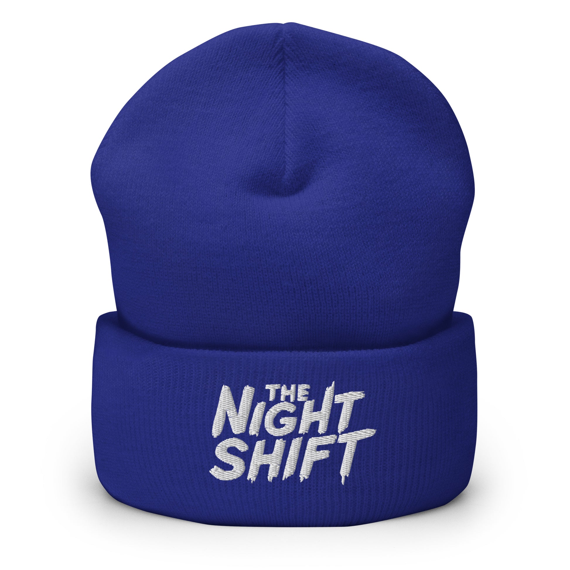 The Night Shift-Embroidered Cuffed Beanie The Night Shift Performance Street Gear by The Night Shift Automotive Apparel