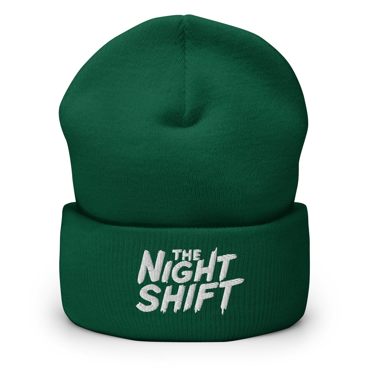 The Night Shift-Embroidered Cuffed Beanie The Night Shift Performance Street Gear by The Night Shift Automotive Apparel