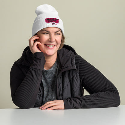 The Night Shift-Embroidered Cuffed Beanie The Night Shift Performance Street Gear by The Night Shift Automotive Apparel