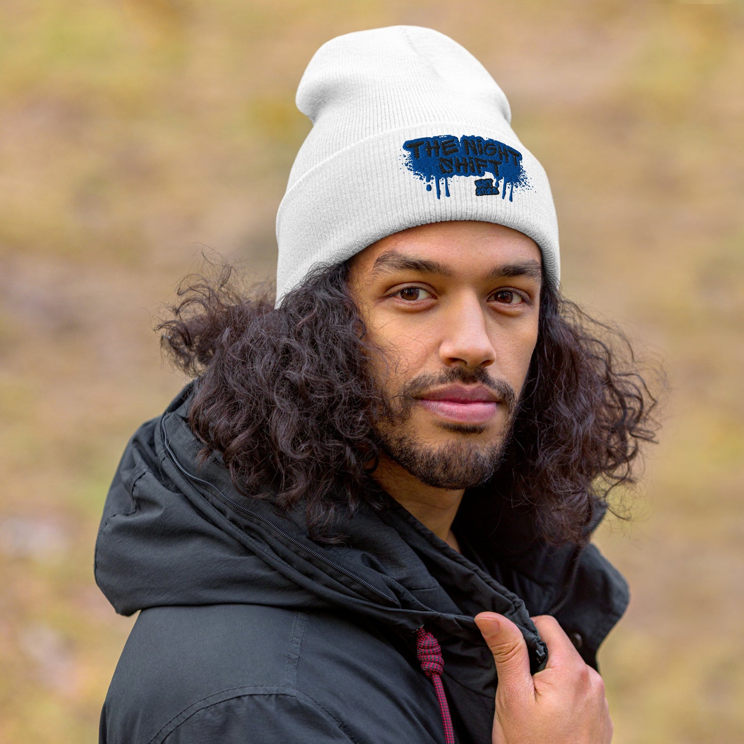 The Night Shift-Embroidered Cuffed Beanie The Night Shift Performance Street Gear by The Night Shift Automotive Apparel