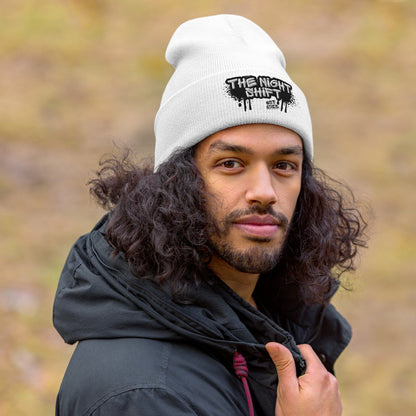 The Night Shift-Embroidered Cuffed Beanie The Night Shift Performance Street Gear by The Night Shift Automotive Apparel