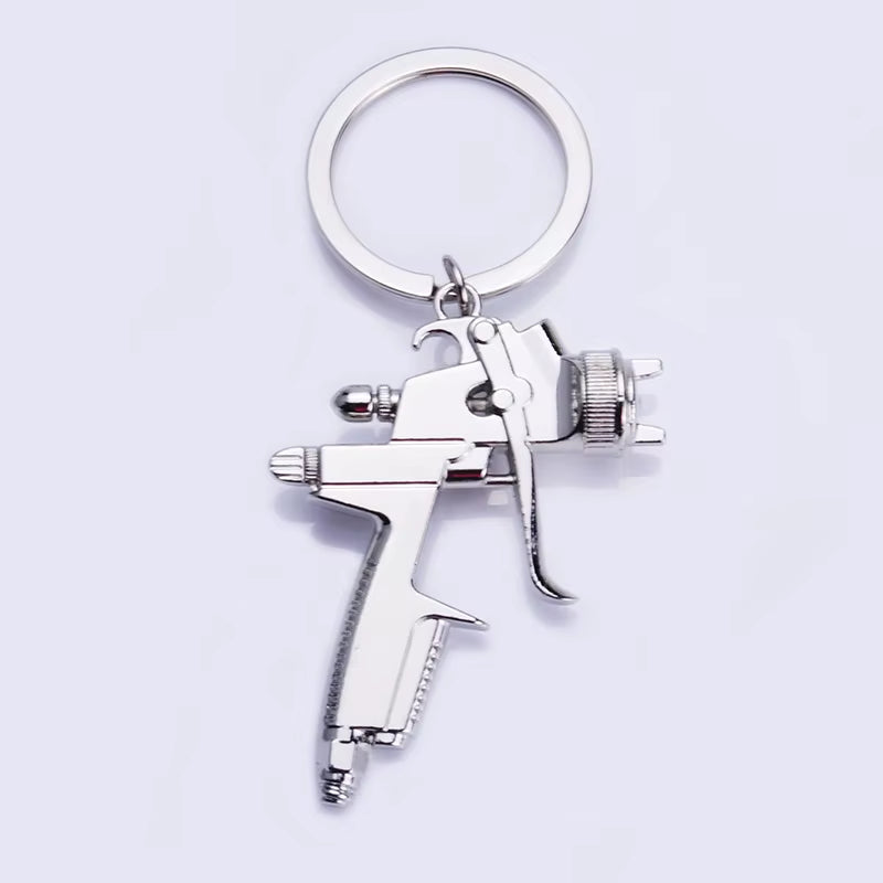 Paint Spray Gun Keychain 1 The Night Shift Performance Street Gear by The Night Shift Automotive Apparel