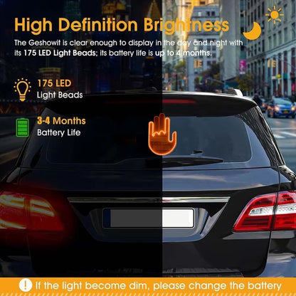 LED Hand Gesture Light with Remote for Car