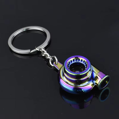 Turbocharger Metal Keychain
