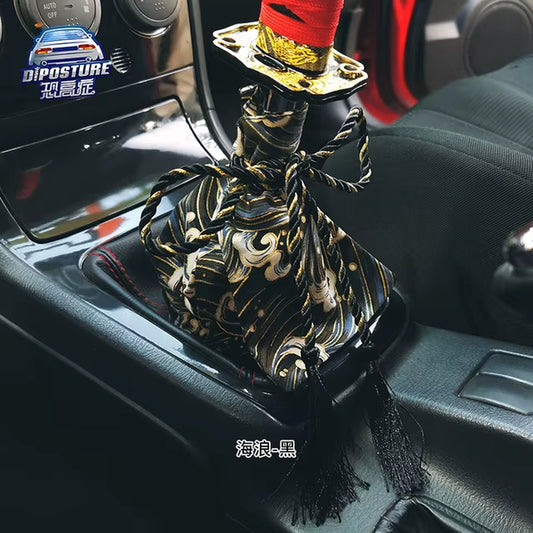 JDM Samurai Decoration Shift Boot Collars Kagayaku Black The Night Shift Performance Street Gear by The Night Shift Automotive Apparel
