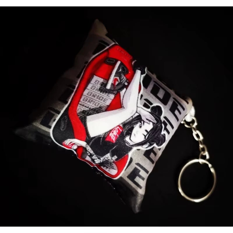 JDM Initial D Pillow Keychain Pendant Printed Fabric Bag Bride The Night Shift Performance Street Gear by The Night Shift Automotive Apparel
