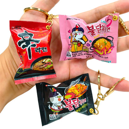 Simulation Instant Ramen Keychain