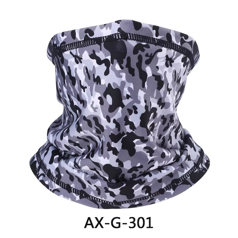 Skull Bandana Fleece Neck Gaiter Half Face Mask