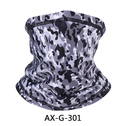 Skull Bandana Fleece Neck Gaiter Half Face Mask