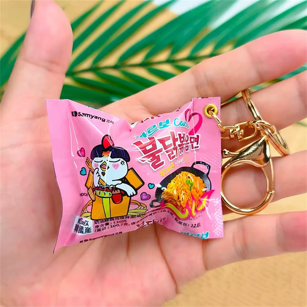 Simulation Instant Ramen Keychain
