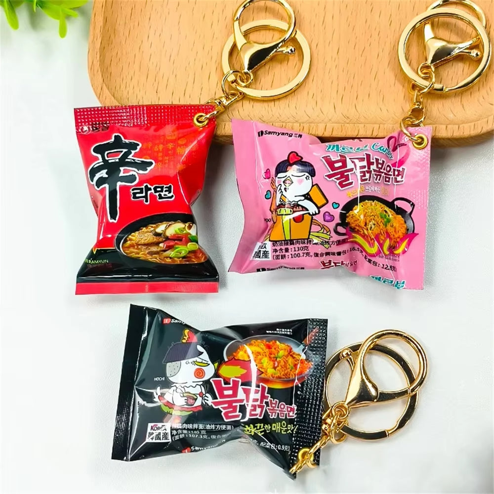 Simulation Instant Ramen Keychain