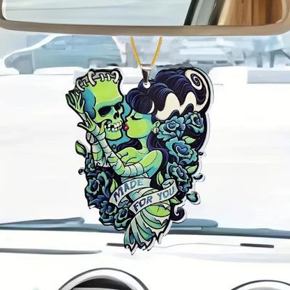 Gothic Rearview Mirror Pendant The Night Shift Performance Street Gear by The Night Shift Automotive Apparel